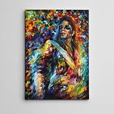 Dekolata Michael Jackson Yağlıboya Reprod&uuml;ksiyon Kanvas Tablo 40 x 60 CM
