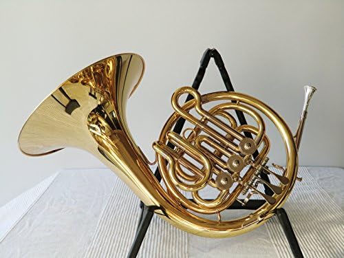 Symphonie Wester Forest Bugle Horn in Bb (Gold/Silver for Children with Deluxe Hardshell Case and Accessories – New