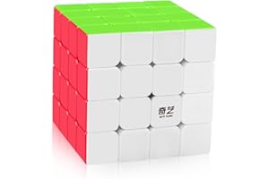 D-FantiX QYTOYS Qiyuan S 4x4 Cube de Vitesse Cube sans Autocollant 4x4x4 Puzzle Magique Jouets Cadeaux éducatifs pour Les Enfants