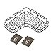 Produktbild JKZX Badezimmer Eckregal und Dusche Caddy Basket SUS304 Edelstahl Dreieckige Badewanne Wandhalterung poliertem Finish