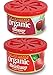 Produktbild Organic Duftdosen Duo: 1 x Cherry - Kirsche und 1 x Strawberry - Erdbeere fürs Auto und Zuhause im Bestseller Mix