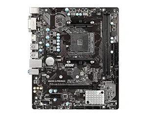 MSI A320M-A PRO MAX AMD AM4 Socket m-ATX Motherboard for Ryzen 1st 2nd 3rd Gen A-Series Athlon X4 Desktop Processors