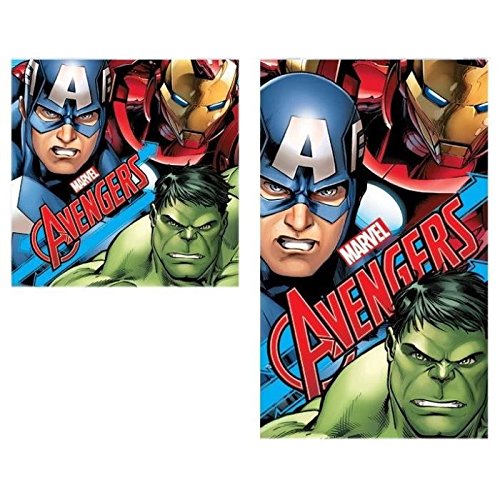 Marvel-Avengers-Handtuch-und-Waschfleck-Set-un570