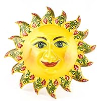 Sole murale in Ceramica Decorato a Mano