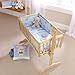 Clair de Lune Ahoy Rocking Crib Bedding includes Quilt and Bumper