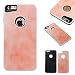 Produktbild Apple iPhone 6s Plus(5.5 Zoll ) PC Marmor-Hülle,Fanryn Marmor Optik Case Schutzhülle Crystal Case mit hochwertiger Marmor Optik Marmormuster Marble Design Hart PC Handy Hülle Durchsichtig Transparent Etui Cover Case Protective Shell Schutzhülle Telefon Kasten für Apple iPhone 6s Plus(5.5 Zoll ) – Orange Marmor-Design