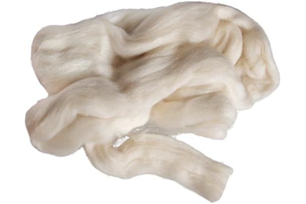 Rayher 5360002 Laine Vierge 50 g Blanc Vierge Laine de Conte de fées, Unique