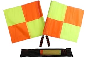 Kexpery Bandiere Guardalinee da Calcio Professionali Impermeabili per Partite - Attrezzature da Arbitro