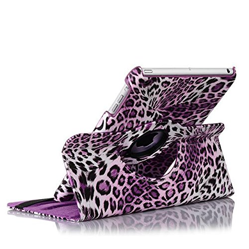 inShang Hülle für Apple ipad mini 3 mini 2 mini 1, Edles PU Leder Tasche Hülle Skins Etui Schutzhülle Ständer Smart Case Cover für Tablet iPad, Super Automatische Einschlaf-/Aufwach funktion, 360 Grad rotierende + inShang Logo hochwertigen Stylus Eingabestift Stift - 5