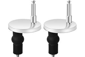 NICELAND 2 uniwersalne uchwyty sedesowe, zawiasy ze stali nierdzewnej, do standardowych desek sedesowych, z systemem automatycznego opuszczania