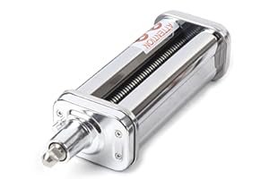 JAYEUW Accessoire pour machine à pâtes Kitchenaid, accessoire de machine à pâtes, coupe-spaghetti, coupe-fettucine, accessoire multifonction pour Kitchenaid (coupe-spaghetti)