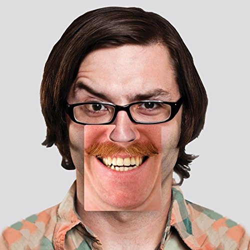 Face Mats Bierdeckel mit 40 lustigen Motiven - Gesichter Untersetzer Glasuntersetzer lustig Glas Untersetzer im 20er Set