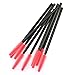 Fashion Base® 50 PCS Black Plastic Hand Red Disposable Eyelash Mini Brush Mascara Wands Makeup Women Makeup Set-Tower Shap