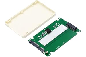chenyang Adaptateur SSD 7 + 17 broches vers SATA 2,5" 22 broches pour Mac 2012 SSD (A1425, A1398, MC975, MC976, MD212, MD213, ME662, ME664, ME665) Blanc en Plastique