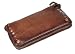 Produktbild Bull & Hunt Zipwallet Rivet brown im shabby-look echt Leder braun