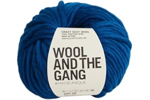 Wool and the Gang Crazy Sexy Wool, Curasao Blue (23), 200g