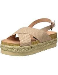 MTNG Collection Alison, Sandalias con Plataforma Plana para Mujer