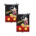 Mickey Mouse - Genuine Disney Marvel Sanrio Car Sun Shades Rollers Window Blinds for Kids Children Baby - Set of 2