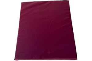 TOP STYLE COLLECTION Waterproof Cushion Rattan Seat Pads for Indoor & Outdoor garden chairs dining room seating pad Great for Rattan and generic 40 X40CMX5CM (Burgundy)