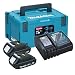 Produktbild Makita Power Source Kit 18V / 2x 2,0 Ah Akku (BL1820 - 196460-3) im MAKPAC Gr. 3 (P-02381) + Ladegerät (DC18RC - 195584-2)