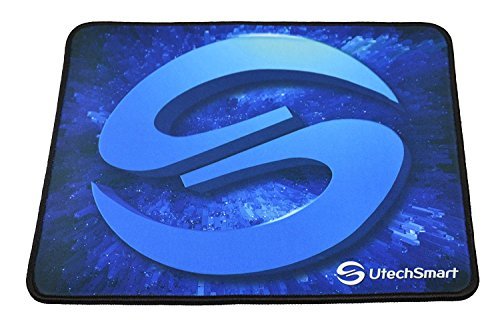 UtechSmart Mouse Pad, Large Gaming Mouse Pad Mat with Anti Slip Rubber Base and Stitched Edges (12.6 x 10.6 x 0.2 inches)