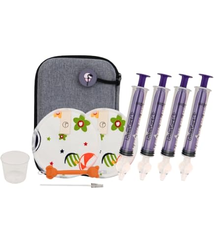 Flacon De Lavage Nasal 500 Ml Avec 2 Buses | Irrigation Du Nez Pour Adultes Et Enfants - Confortable Et Hygiénique