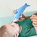 Produktbild Baby Nasensauger, Delphin Nasensekretsauger Nase Reiniger batteriebetrieben mit Musik und weicher Silikon-Spitze (BPA frei) für Neugeborene und kleine Kinder, Blau