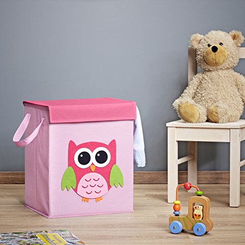 FABELBUNT® faltbare große Spielzeugkisten mit bunten Motiven und Deckel (37x 30x 26cm) - 2