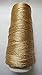 Produktbild 40 + Farben – Viskose Rayon Art Silk Gewinde Garn – 275 + Werften – Stickerei Häkel Stricken Spitze Jewelry Trim Old Gold (Yellow)