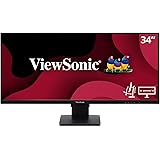 ViewSonic VA3456-MHDJ - LED monitor - 34" (34.1" viewable) - 3440 x 1440 Ultra WQHD @ 75 Hz - IPS - 400 cd/m² - 1000:1 - HDR1