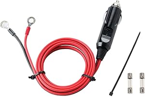 Carviya, cavo di alimentazione resistente 12-24 V, 16 AWG, compatibile con accendisigari (spinotto maschio), 15 A 20 A, lunghezza 1,5 m, per inverter per auto, compressore e tazza elettrica