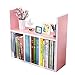 Produktbild JCNFA Desktop-Bücherregal Bürobedarf Bücherregal Ausstellungsstand Haus Dekoration Free Style, Mehrere Farben (Farbe : Pale pink)
