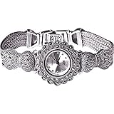 New Vintage Style Thai Sterling Silber Markasit Armband Schmuck Damen Armbanduhr