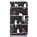 Produktbild Nancen Samsung Galaxy Grand Prime SM-G530 G531F (5 Zoll) Flip Leder Case / Handyhülle, Katzen Serie Nette Karikatur Katzen Klettern Treppe Muster Folding PU Lederhülle Bookstyle Cover - mit Stand Funktion, Brieftasche und Karte Slot