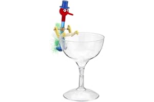 Sitrda Novelty Dippy Drinking Bird With Plastic Glass