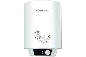 Bajaj Popular Plus Storage 15-Litre Vertical Water Heater BEE 4 Star Rated Geyser For Bathroom & Kitchen Swirl Flow Technology Titanium Armour Technology 2 Years Warranty White