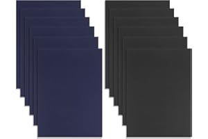 YSTJKD Patch De Réparation En Nylon 12Pcs Patch De Tente Autocollant Patch Adhésif Pour Textile Patch Doudoune Autocollant Pour Réparer Des Parapluies, Des Vêtements, Des Tentes, Des Sacs À Dos (Bleu, Noir)