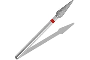 ‎VNJAOI Vnjaoi Cuticle Clean Nail Drill Bit 3/32'', Russian Manicure Drill Bits Professional Safety Carbide Under Nail Cleaner Nail Bit for Cuticle Dead Skin Nail Prepare, Manicure Nail Salon (Fine)