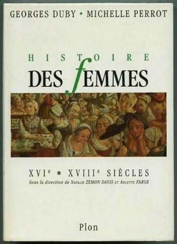 couverture de : Histoire des femmes en Occident : XVIe-XVIIIe si&egrave;cles