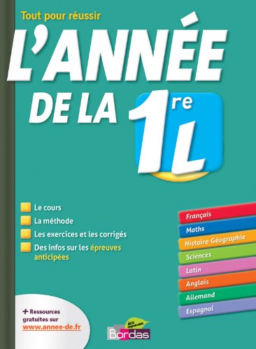 Download L'Année de la 1re L - Toutes les matières Download L'Année de la 1re L - Toutes les matières