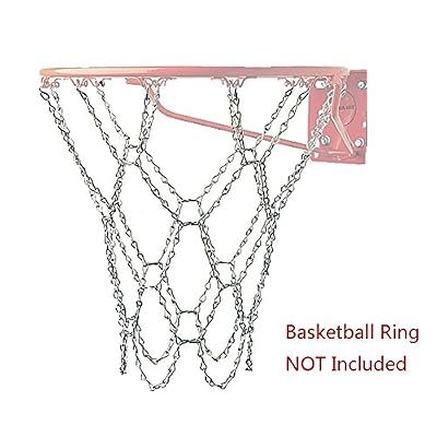 Paxcoo Chaîne En Acier Basketball Net 12 Hoop