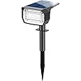 Solar Spot Lights Outdoor Garden 72 LED Solar Lights Outdoor 3 Modes IP67 Waterproof Solar Landscape Spotlights, Auto ON/Off Dusk Till Dawn Solar Uplighters for Garden, Yard, Driveway, Pathway
