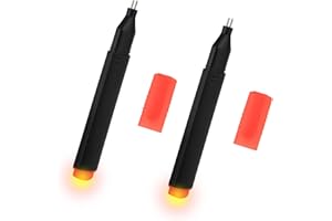 BTFO 2pcs Conductivity Test Pen, Continuity Tester for Grounding Mats Sheets Pads Pillowcases Blankets & Wristbands Conductive Electric Pen with Instant Results Ensuring Effective Earthing Connection