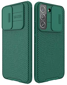 Samsung Galaxy S22 Plus Case with Camera Cover Protective & Slim Fit, Camera Protection Case Only for Samsung Galaxy S22+ / S22 Plus 5G 2022 (Green)