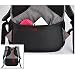 YuHan Oxford Baby Diaper Bag Nappy Backpack Change Pad Insulation Bag Fit Stroller Grey