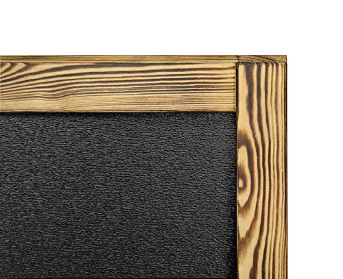 Kundenstopper Holz Tafel Werbung Kreidetafel Aufsteller Werbetafel Holztafel Werbeaufsteller Straßenständer Gehsteig Holztafel A-Tafel – BURN - 3