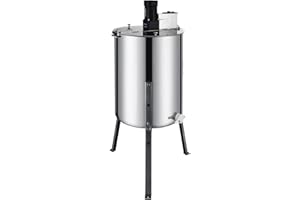 BINILIUBI Extracteur Miel ÉLectronique En Acier Inoxydable Honey Extractor 4 Cadres Extracteur SéParation Miel Pour Grands Outils D'Apiculture