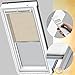 Produktbild Orignal VELUX Plissee / Faltstore FML M04 1261 / Bedienart : Elektronisch / Farbe : Dekor Latte Macchiato / Fenstergröße : M04 / Fenstertypen : GGU, GGL, GPU, GPL, GHU, GHL, GTU, GTL _18813
