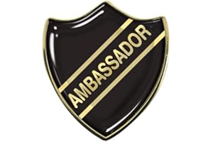 Capricornone Ambassador Black School Shield Badge