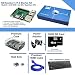 Produktbild Maker-Sphere Raspberry Pi 3 Modell B Quad Core Komplettes Starter Kit mit Mini Wireless Keyboard (Raspberry Pi B + 16 GB SD-Karte + Case + Stromversorgung + HDMI-Kabel + 3 Stück Heatsink) (Clear) (Clear)